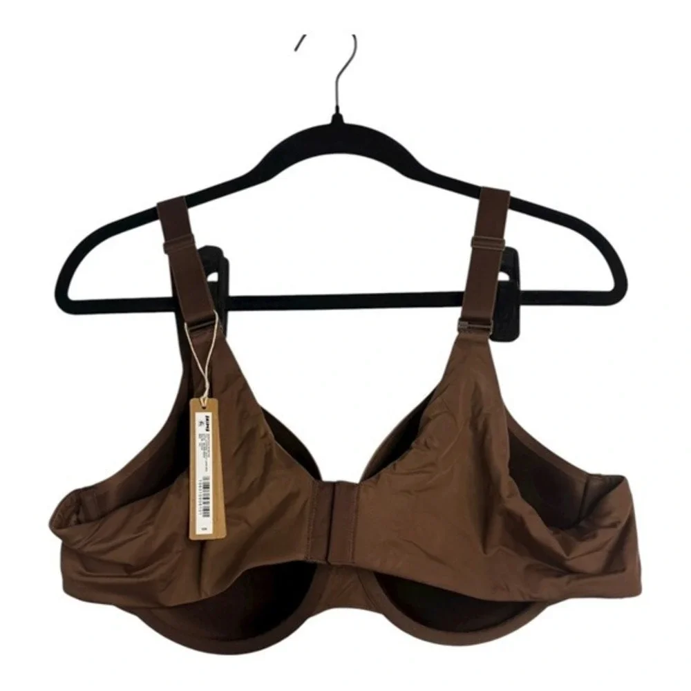 SKIMS Full Coverage Smoothing Bra 44C‎ Cocoa NWT - Picture 7 of 11